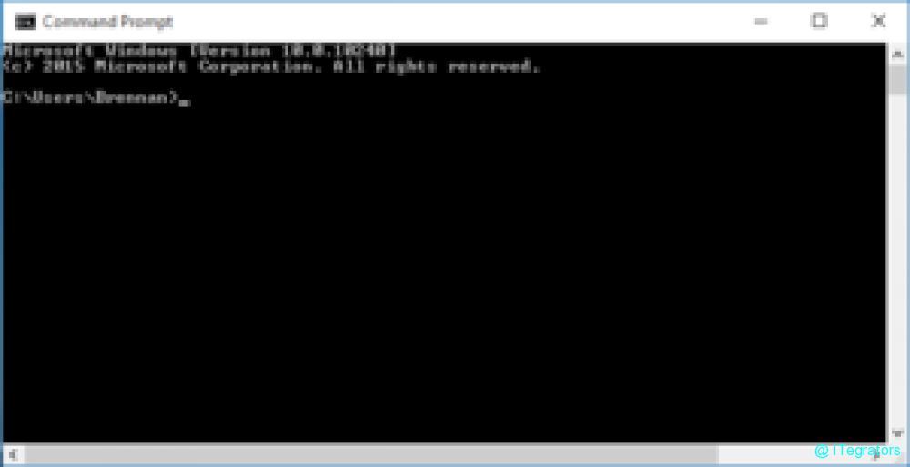 Windows CMD screen