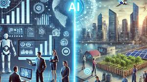 People benefiting from AI