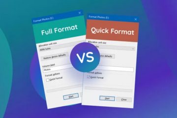 Quick Format vs Full Format