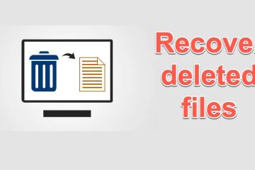 Recover deleted files